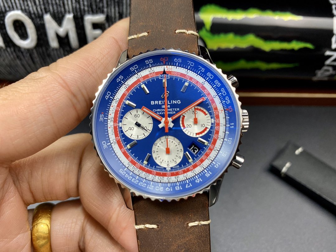 NAVITIMER B01 STEEL CASE BLUE DIAL