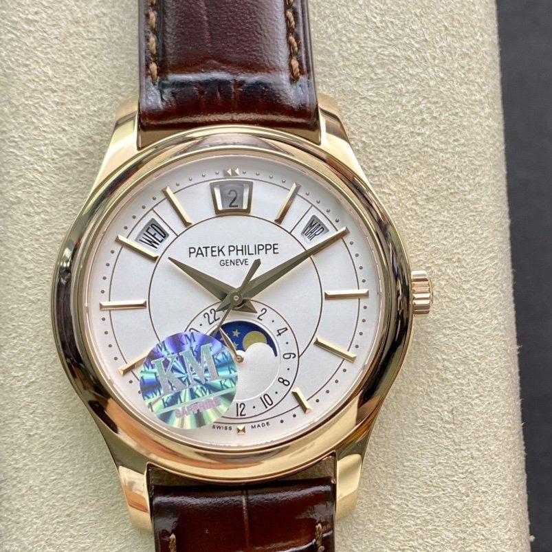PATEK ANNUAL CALENDAR YELLOW GOLD WHITE DIAL