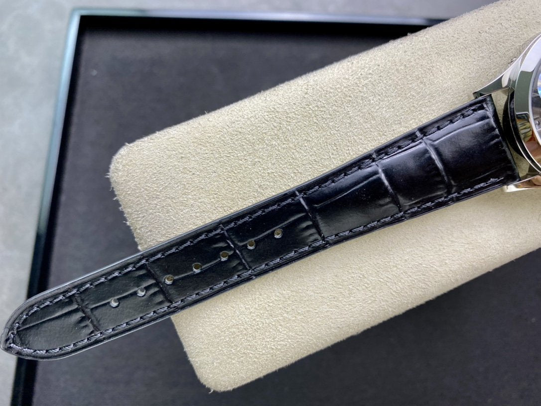 PATEK CALATRAVA MOONPHASE ANNUAL CALENDAR STEEL CASE GREY DIAL