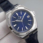 VACHERON OVERSEA AUTOMATIC 41 STAINLESS STEEL BLUE DIAL