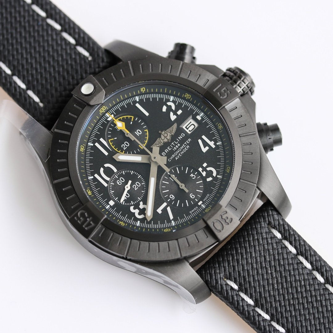 AVENGER 45MM CHRONOGRAPH NIGHT MISSION BLACK