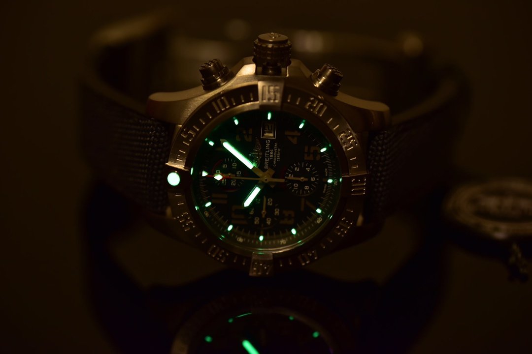 AVENGER BANDIT 45MM CHRONOGRAPH TITANIUM BLACK DIAL