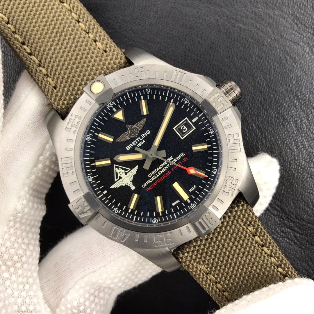 AVENGER BLACKBIRD 44MM TITANIUM BLACK DIAL