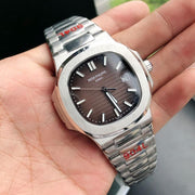 NAUTILUS STAINLESS STEEL 40MM BROWN DIAL