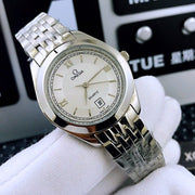 DE VILLE 33MM QUARTZ STEEL WHITE DIAL