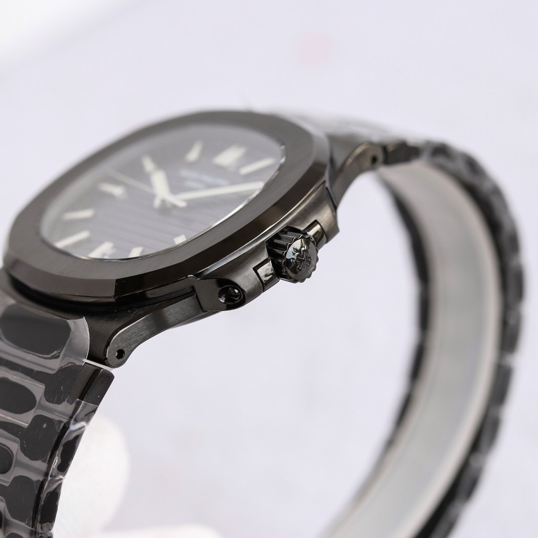 PATEK NAUTILUS 5711 CUSTOM ALL BLACK BLUE DIAL