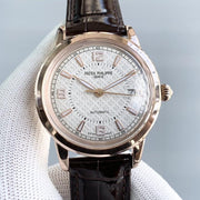 PATEK CALATRAVA 40 ROSE GOLD CASE WHITE DIAL