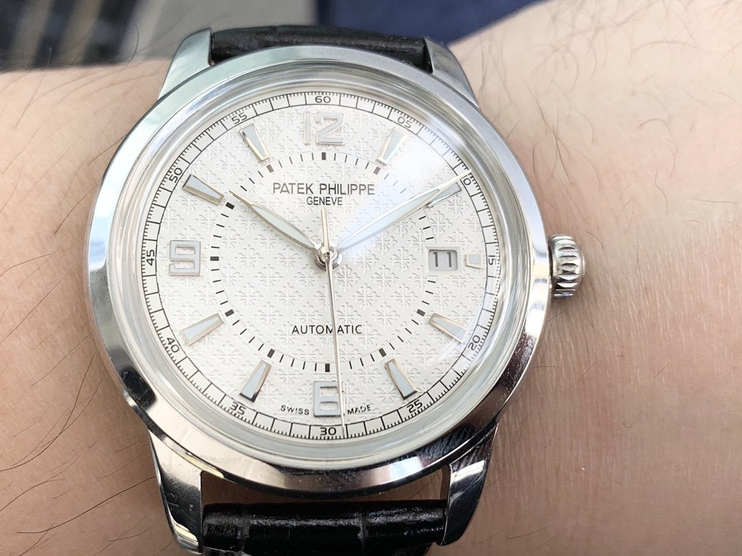 PATEK CALATRAVA 40 STEEL CASE WHITE DIAL