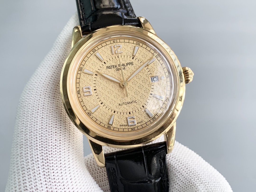 PATEK CALATRAVA 40 GOLD CASE YELLOW GOLD DIAL