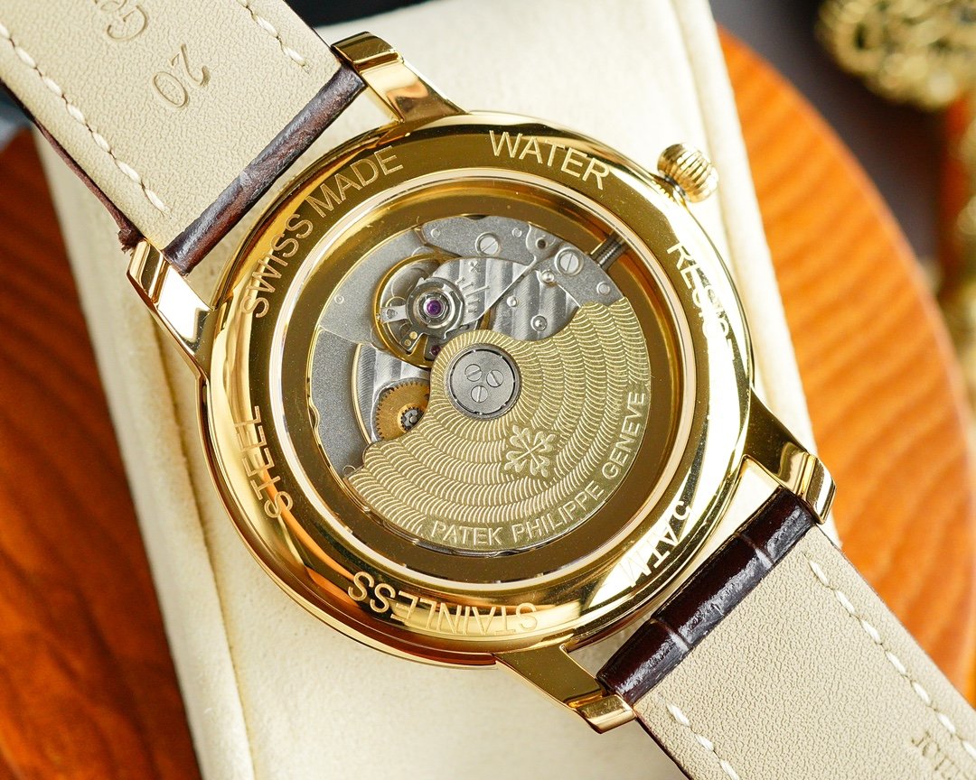 PATEK CALATRAVA 40 GOLD CASE LEATHER