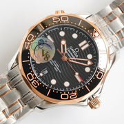 SEAMASTER DIVER 300M CO-AXIAL 42MM ROSE GOLD BLACK CERAMIC