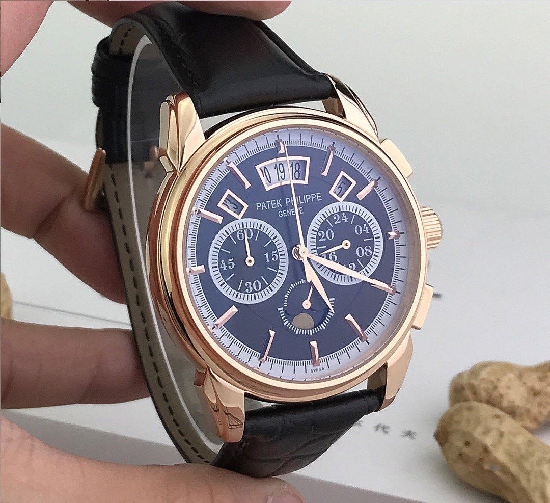 PATEK COMPLICATIONS QUARTZ 43MMANNUAL CALENDAR ROSE GOLD