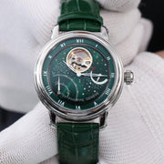 PATEK COMPLICATIONS 42MM TOURBILLON LEATHER STRAP