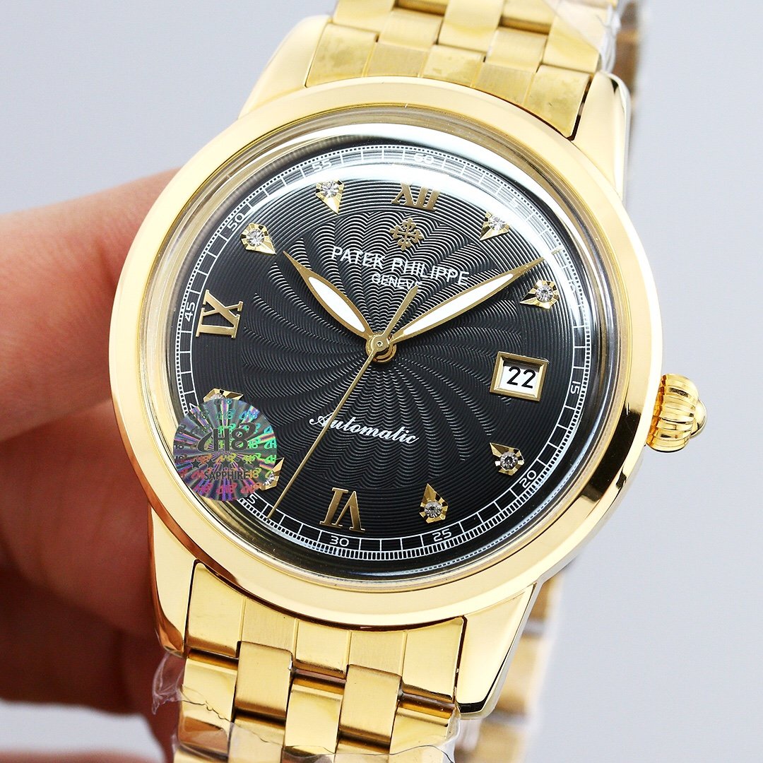 PATEK CALATRAVA 40MM GOLD CASE WHITE DIAL