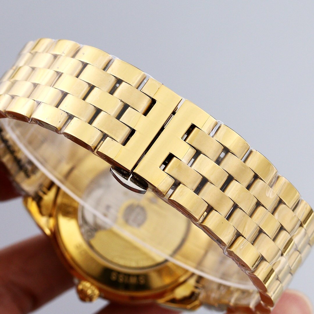 PATEK CALATRAVA 40MM GOLD CASE WHITE DIAL