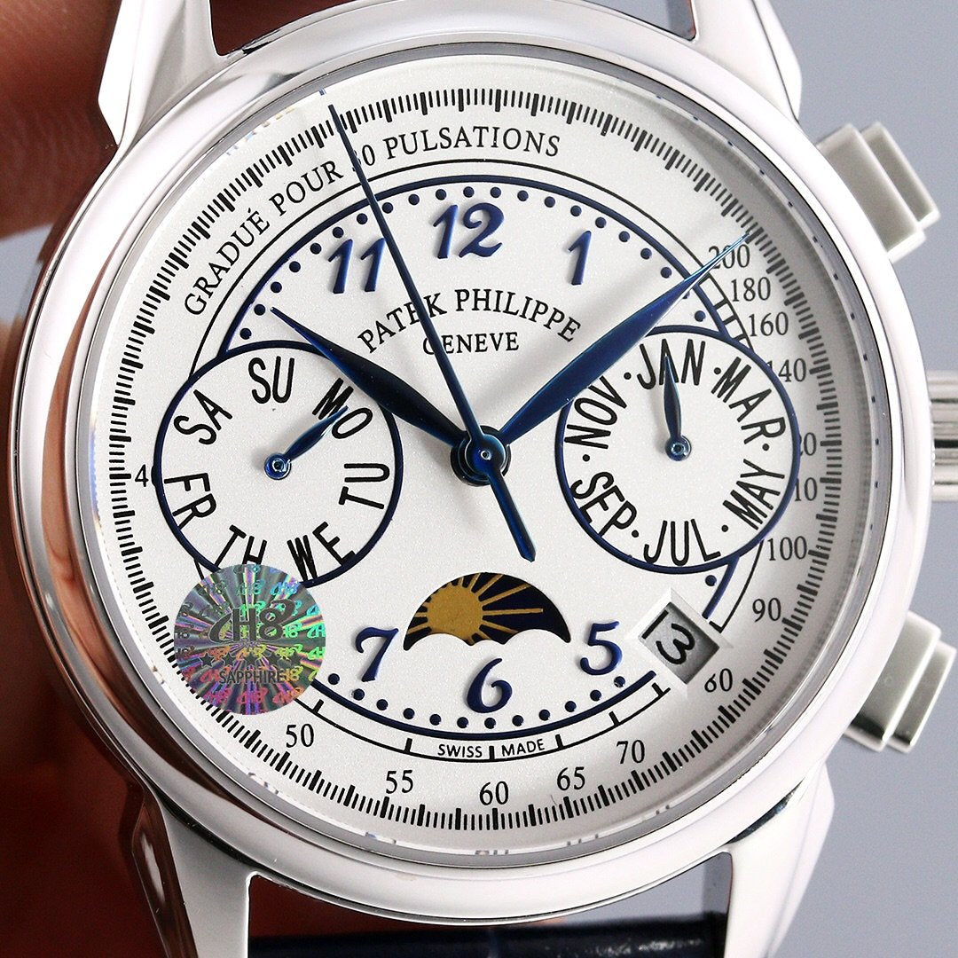 PATEK COMPLICATIONS 7150 ANNUAL CALENDAR MOONPHASE STEEL