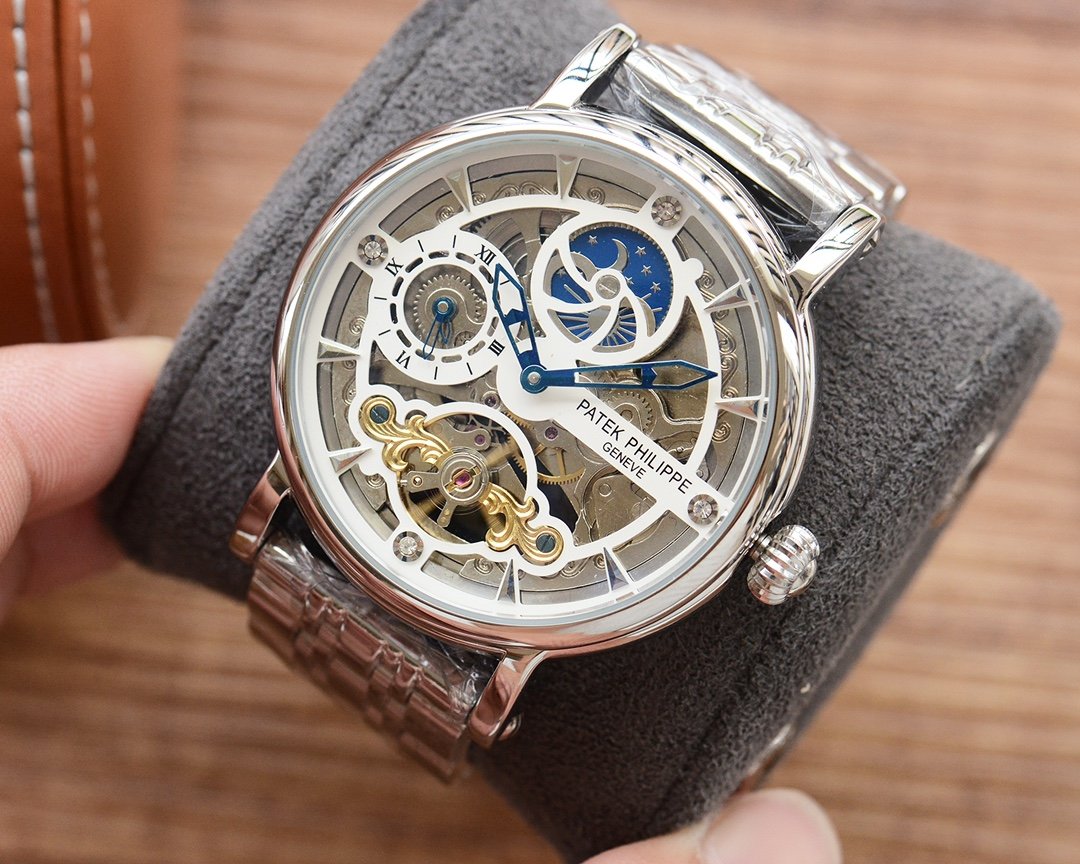 PATEK COMPLICATION 40 MOONPHASE SKELETON DIAL