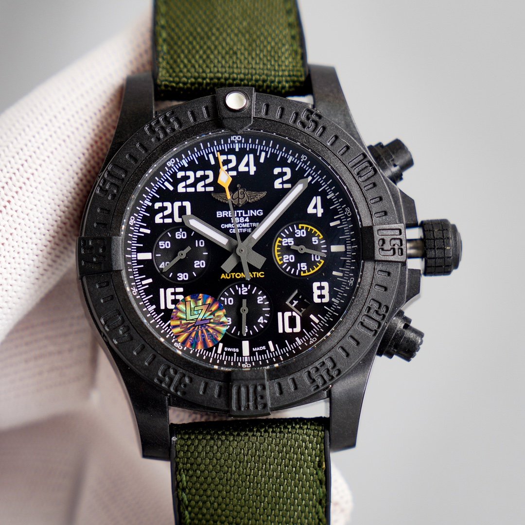AVENGER HURRICANE 45 CHRONOGRAPH BLACK DIAL