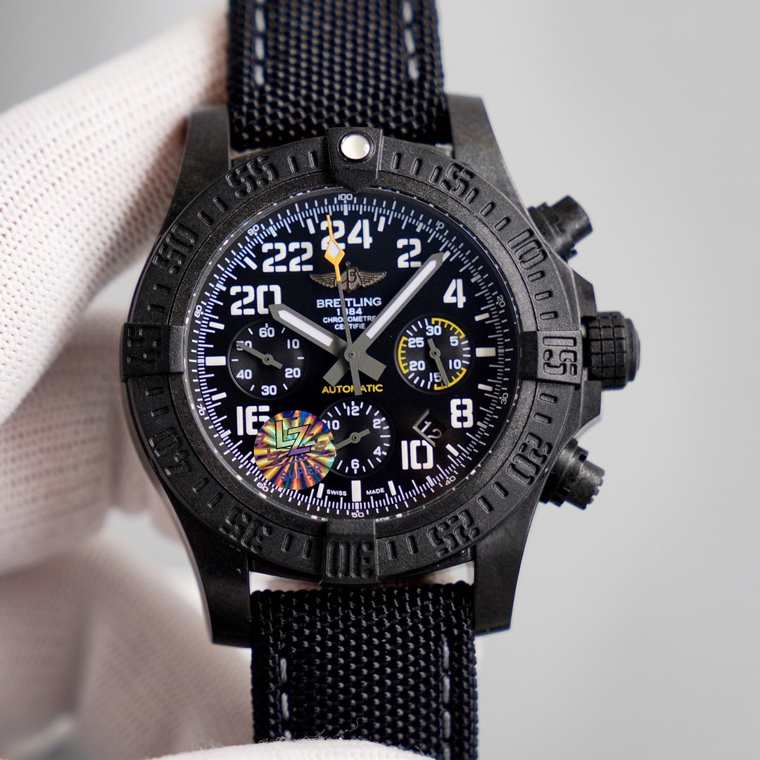 AVENGER HURRICANE 45 CHRONOGRAPH BLACK DIAL