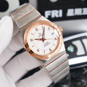 CONSTELLATION 38MM ROSE GOLD STEEL