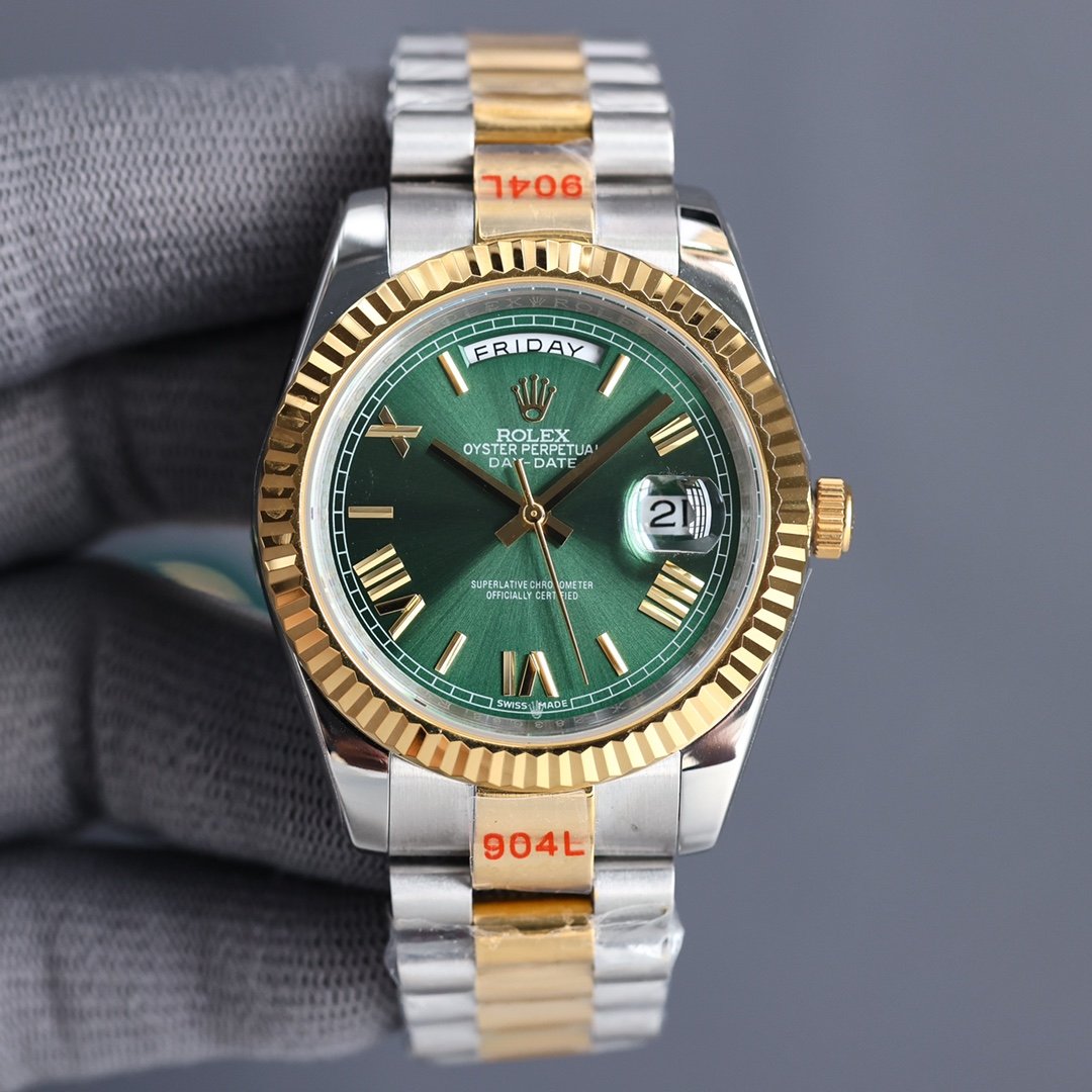 DAY-DATE 40 GOLD STEEL JUBILEE BRACELET 1