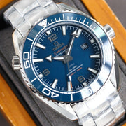 SEAMASTER PROFESSIONAL PLANET OCEAN 600M BLUE CERAMIC STEEL BRACELET