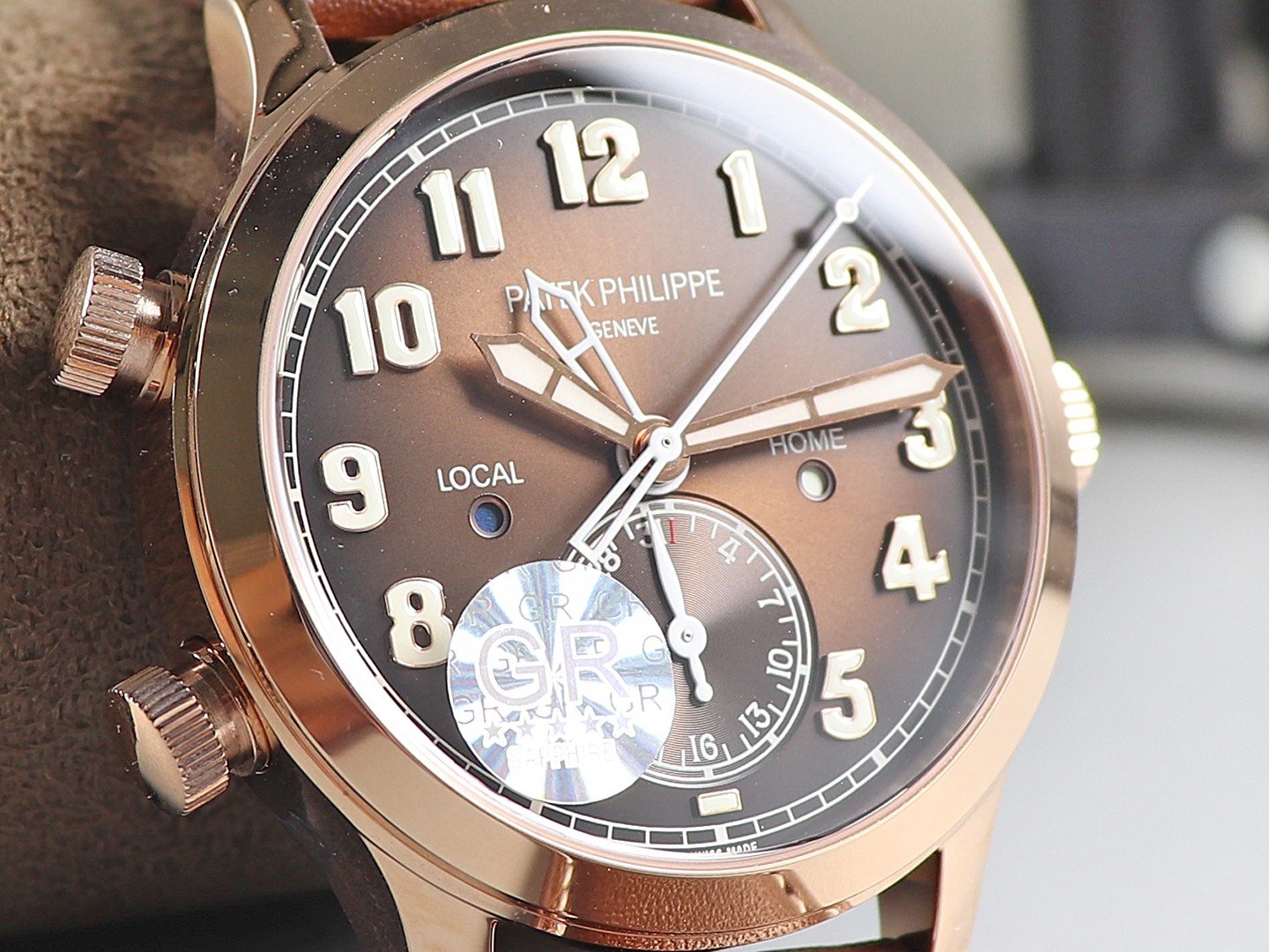 PATEK CALATRAVA PILOT TRAVEL TIME ROSE GOLD