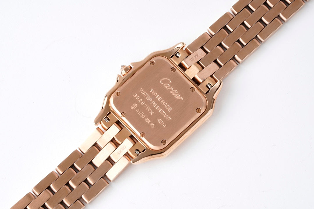 PANTHERE 22MM PINK GOLD WHITE DIAL BEST VERSION