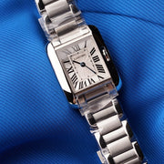 TANK ANGLAISE STEEL ROMAL NUMERALS