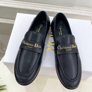 Dior 2025 Loafer Black Gold Cowhide 425574