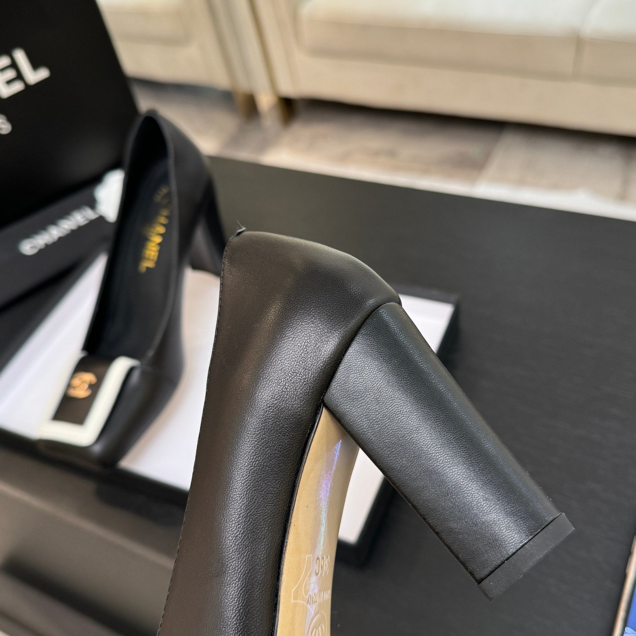 Chanel 2026 Pump Black Lambskin 653536