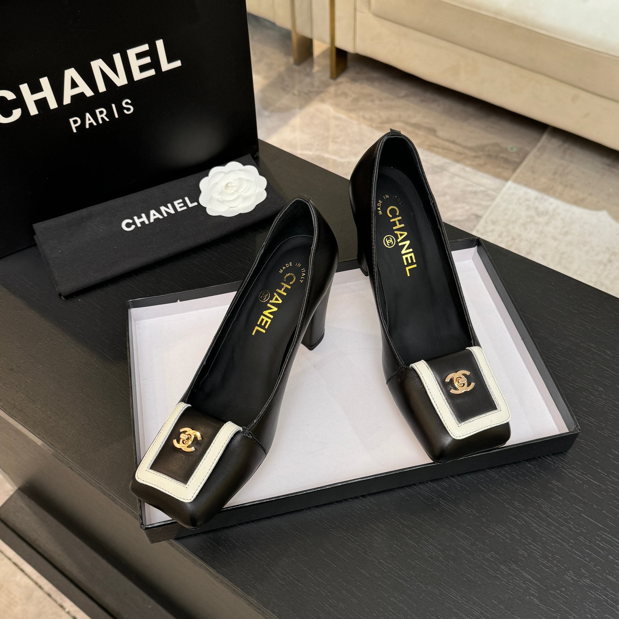 Chanel 2026 Pump Black Lambskin 653536