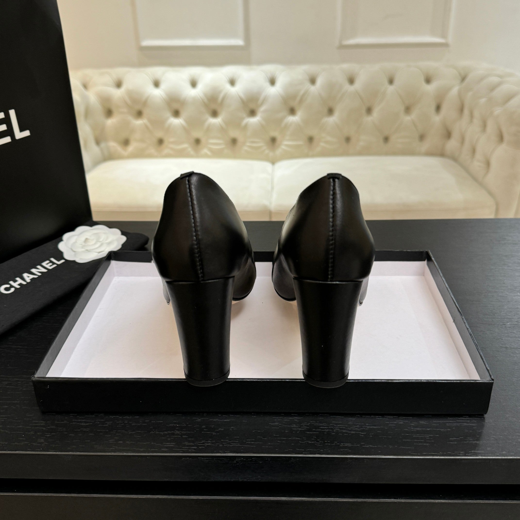 Chanel 2026 Pump Black Lambskin 653536