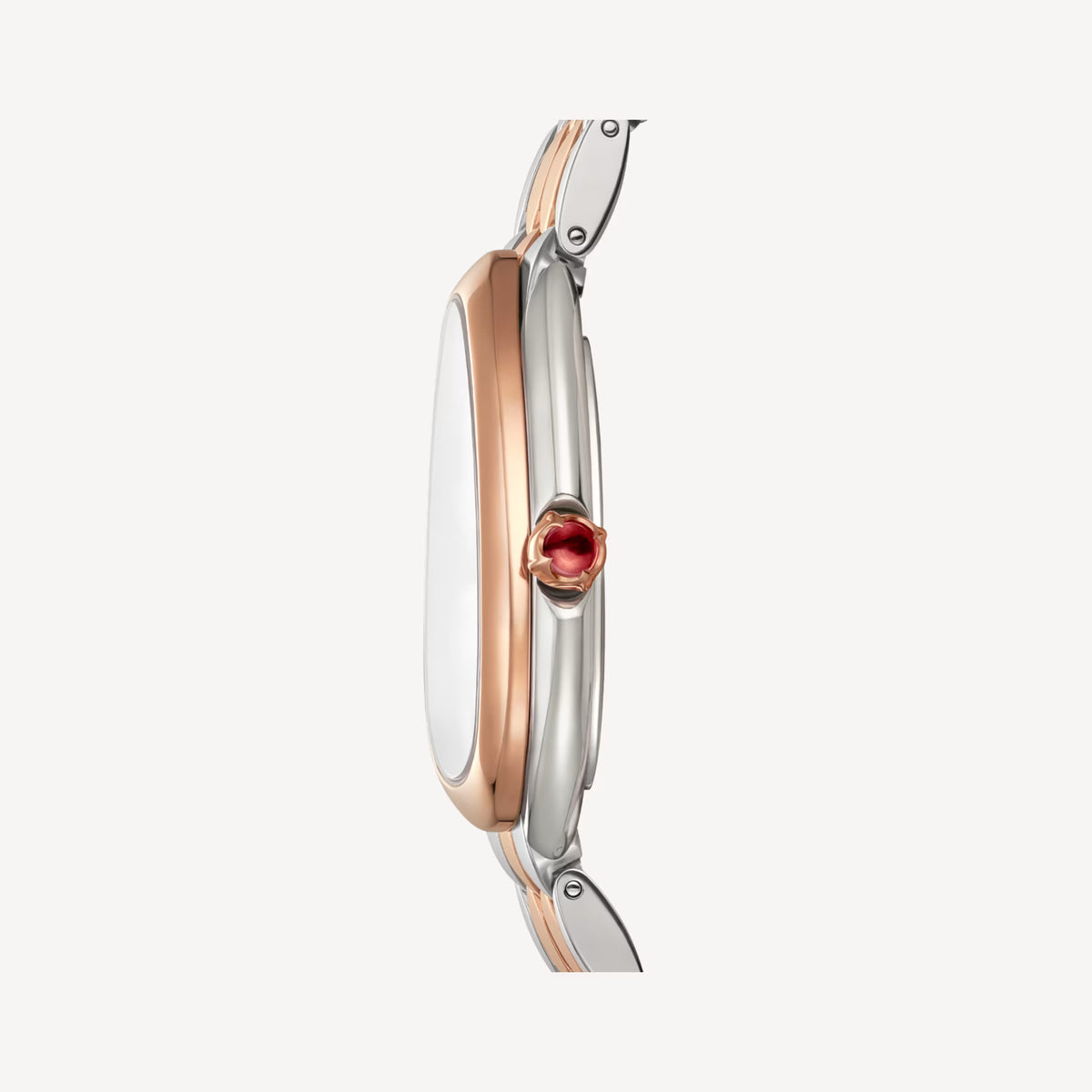 Bvlgari Serpenti Seduttori Rose Gold And Steel Watch