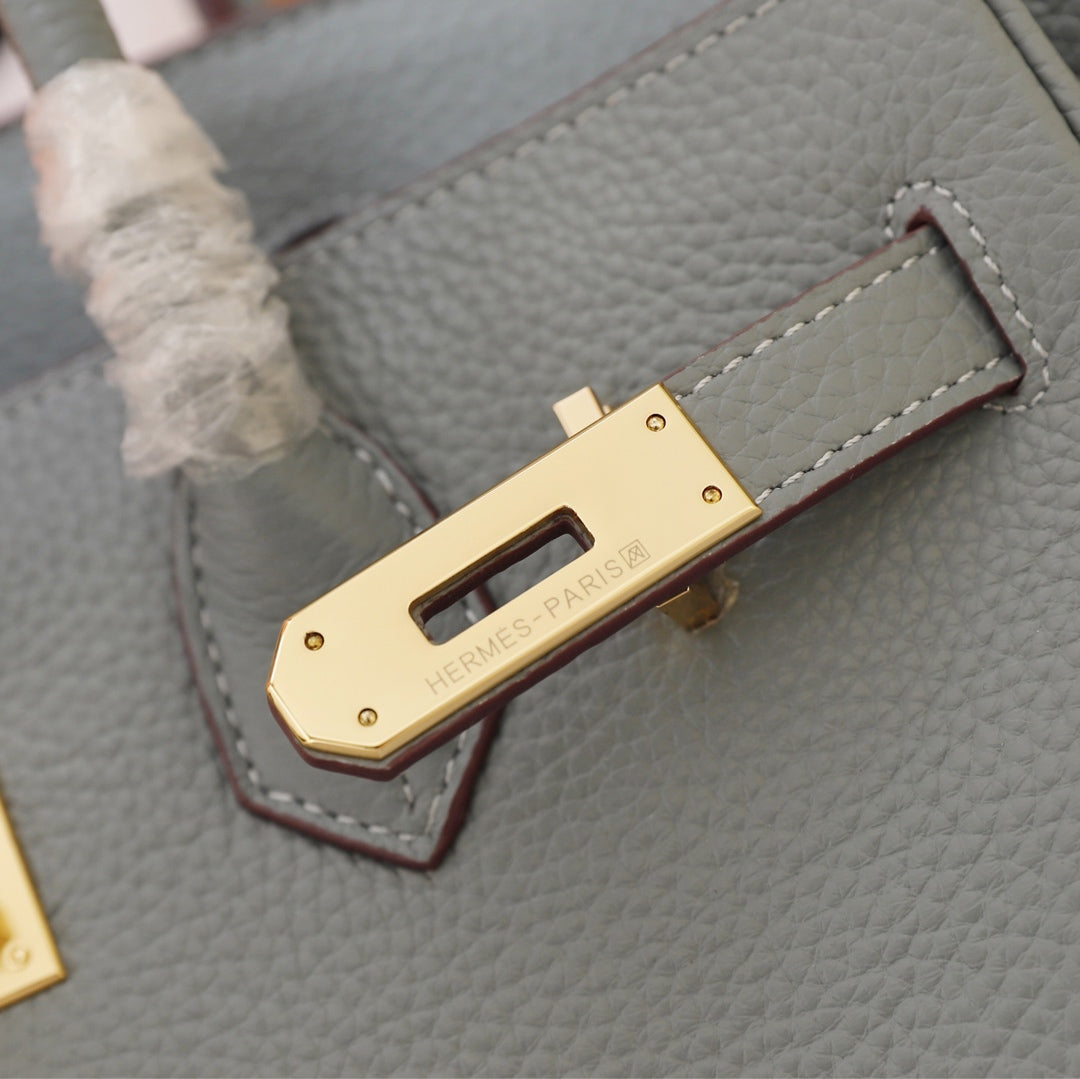 HM BIRKIN BAG 35 TEMPERED GRAY TOGO GOLD HARDWARE