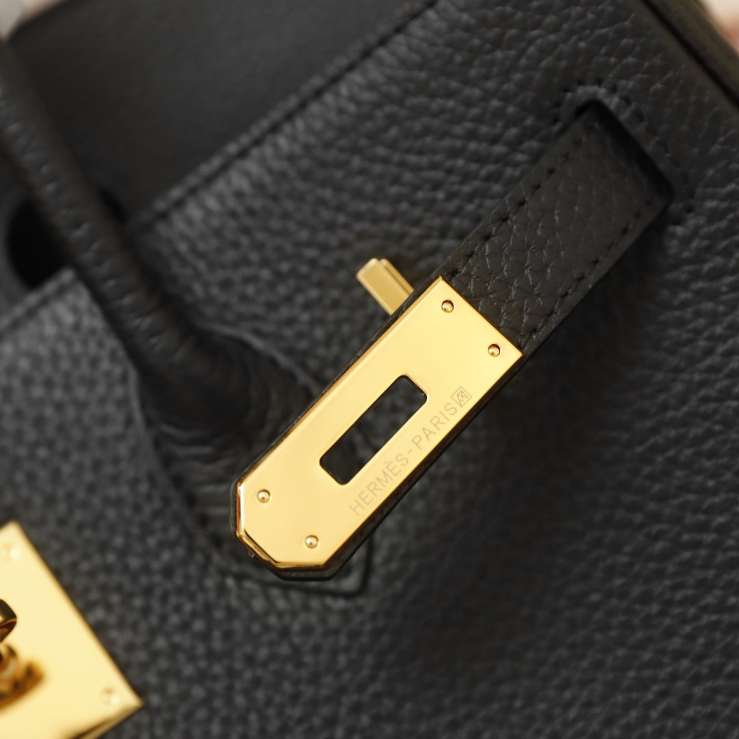 HM BIRKIN BAG 30 BLACK TOGO LEATHER