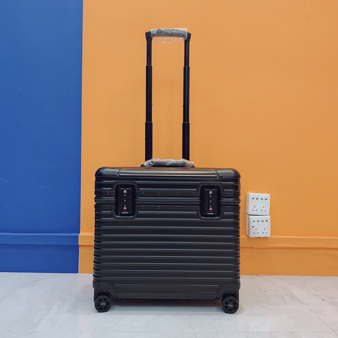 Rimowa 2025 Travel Suitcase Black Aluminum 273818