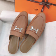 HM Mule Baby Pink Cowhide 348039