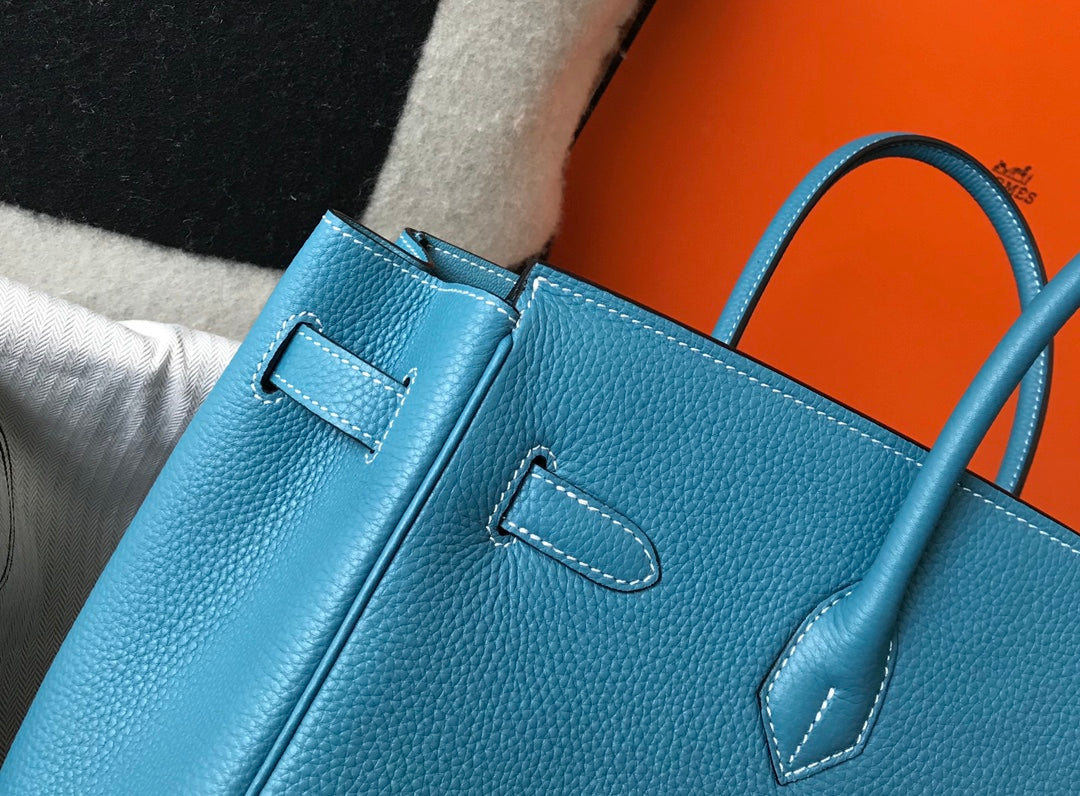 HM BIRKIN 35CM BLUE TOGO LEATHER GOLD HARDWARE