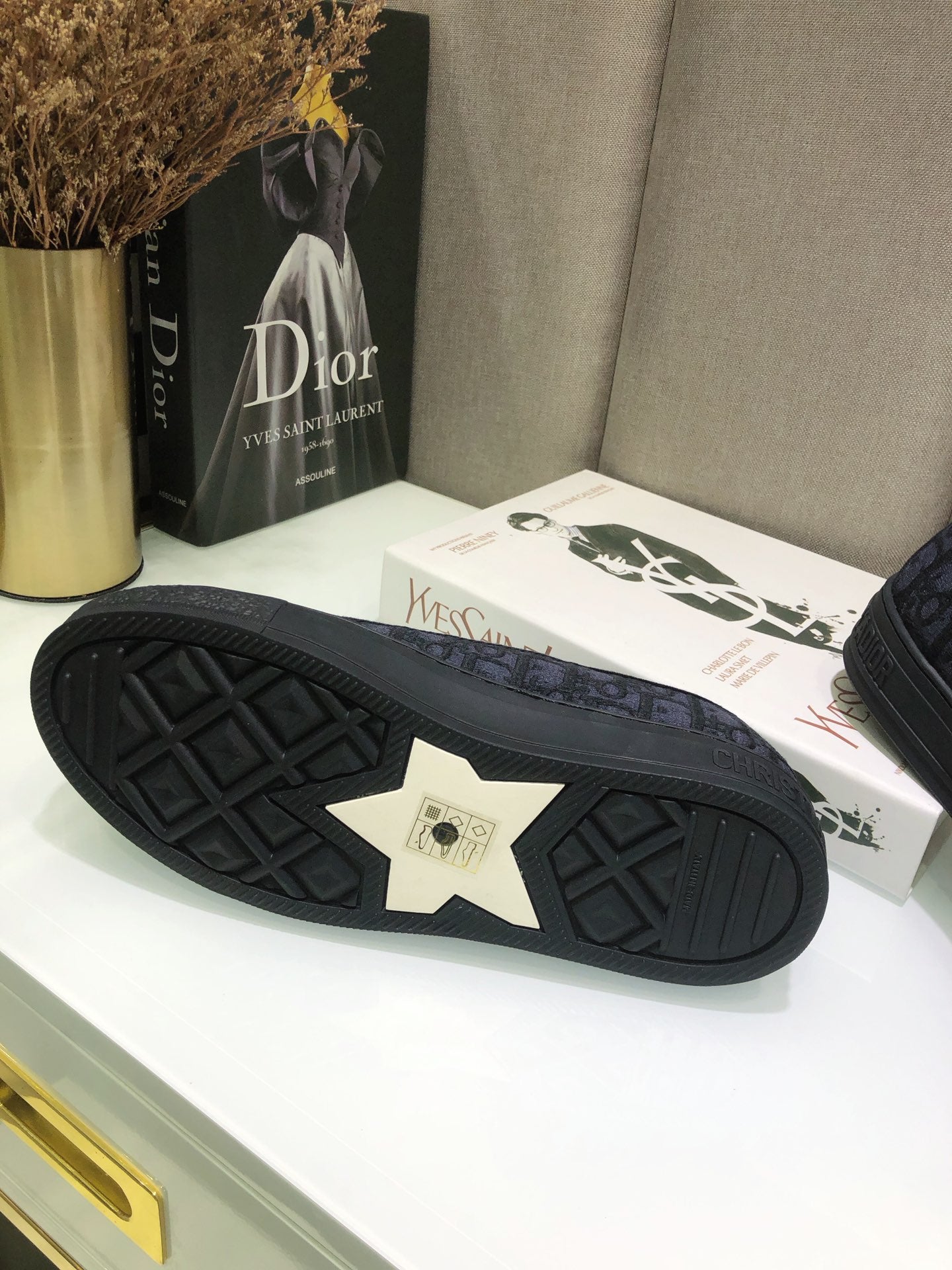 Dior 2026 Sneaker Black Mix Deep Blue Canvas