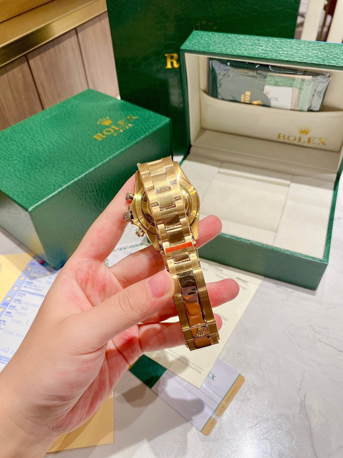 Rolex Daytona 40mm Gold Green