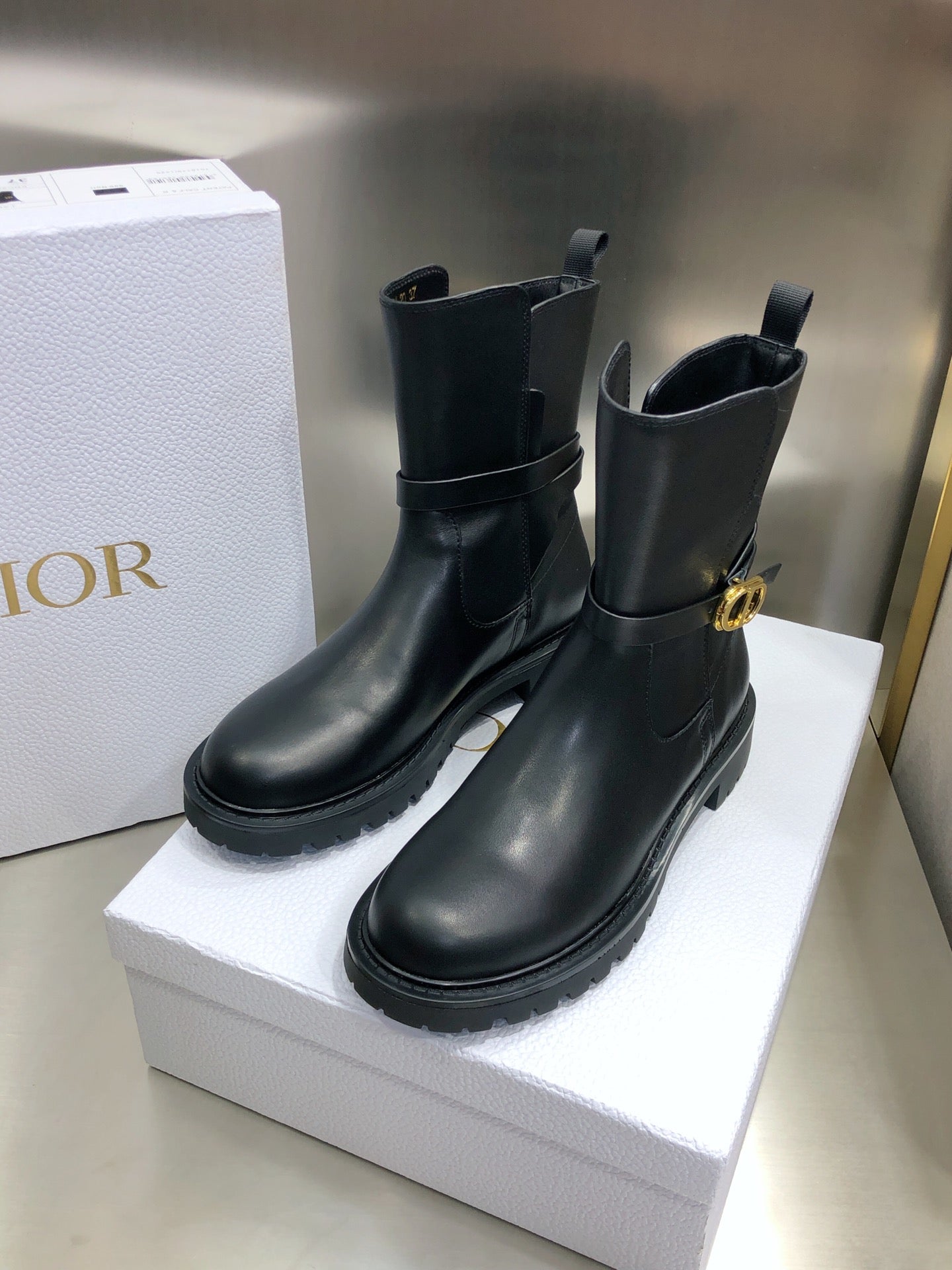 Dior 2026 Empreinte Ankle Boots Calfskin 965383