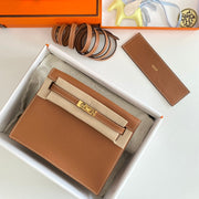 Kelly Danse II 22cm Tan Evercolor Leather Ghw