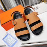 HM HENRIO SANDAL COPPER CALFSKIN