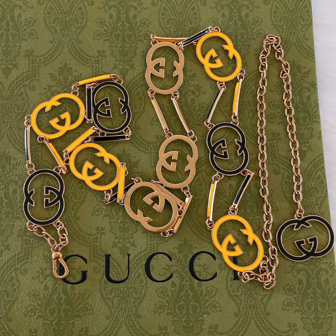 Gucci 2026 Interlocking G Chain Belt 201708