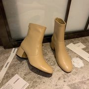 CC Short Boots 50mm In Beige Lambskin 940077