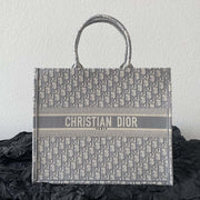 Large CD Book Tote 42cm Grey