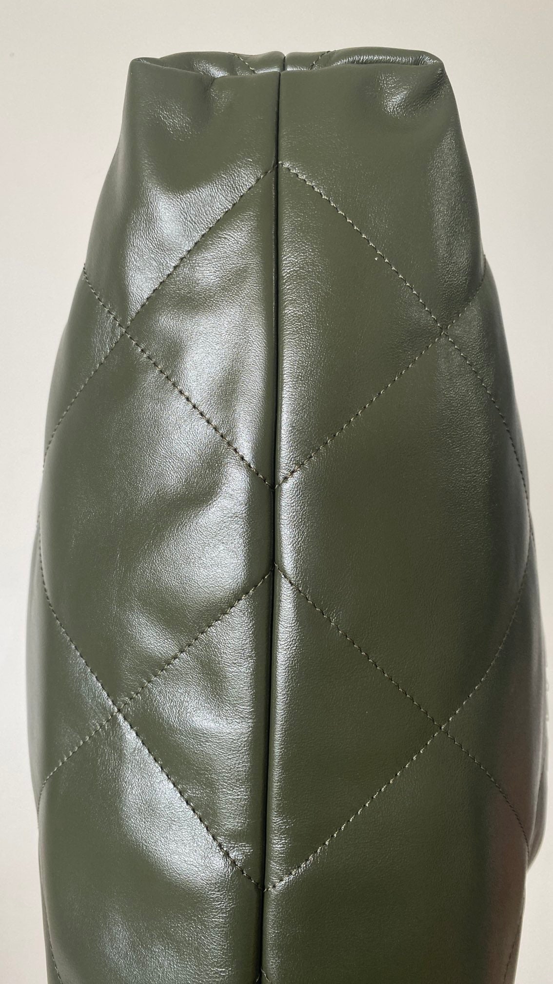 Chanel 25 Bag Dark Green Soft Calfskin