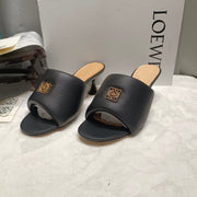 Loewe Anagram Padded Mule Black Sheepskin