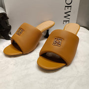 Loewe Anagram Padded Mule Brown Sheepskin